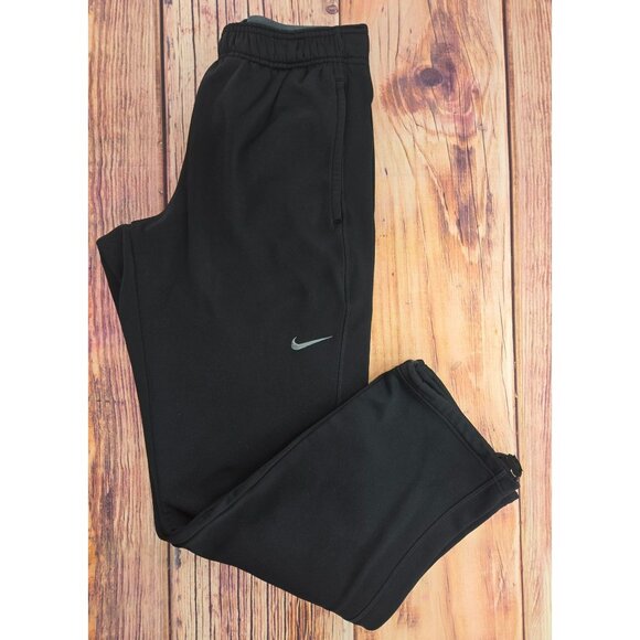 Nike Therma-Fit Black JSweatpants Small Soft Soft Fleece Lining - Picture 3 of 10